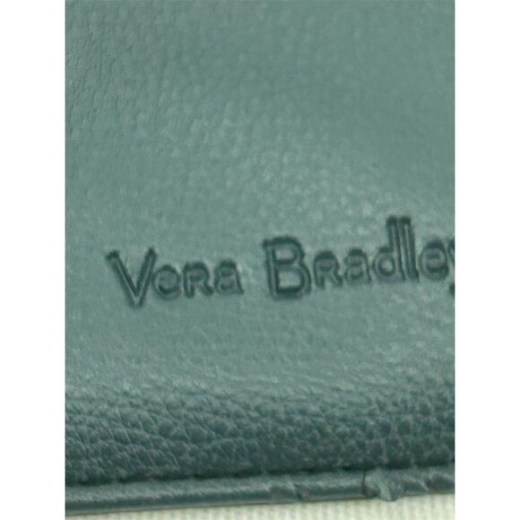 Vera Bradley Audrey RFID Wallet Falling Flowers Green Trifold Floral Women's - Picture 2 of 10